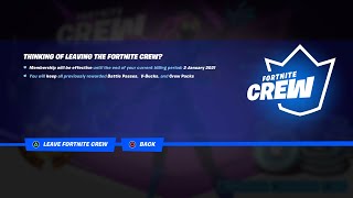 How to CANCEL Fortnite Subscription  Fortnite Crew Pack ALL QUESTIONS ANSWERED [upl. by Kirsti]