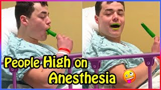 Anesthesia Reactions 😵  FUNNIEST PEOPLE HIGH ON ANESTHESIA [upl. by Zinnes]