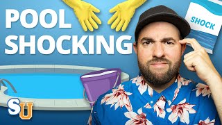 How To SHOCK a Swimming POOL [upl. by Meehaf336]