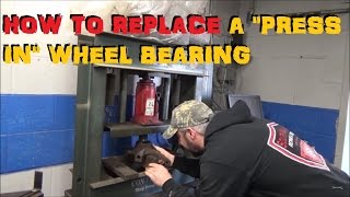 How To quotPressquot A quotPress Inquot Style Wheel Bearing [upl. by Mohsen515]