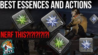 BEST LOST ACTIONS AND ESSENCES COMBOS Grind FAST [upl. by Ahtnammas]