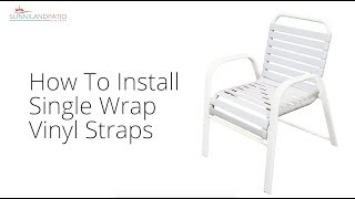 How To Install A Single Wrap Vinyl Strap [upl. by Blythe]