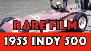 THRILLING INDIANAPOLIS 500 1955 16mm film of historic Memorial Day Indy 500 [upl. by Sarnoff197]