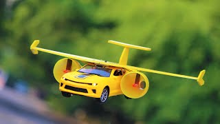 How To Make a Flying CAR  Aeroplane Car [upl. by Maryn457]