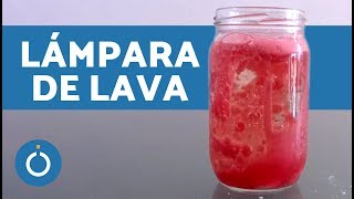 Lámpara de lava casera  Manualidades fáciles [upl. by Berkley]