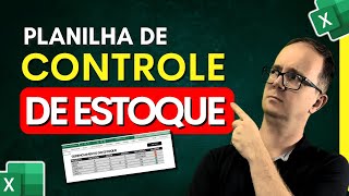 Como Fazer uma Planilha de Controle de Estoque Simples e Fácil no EXCEL [upl. by Mialliw7]