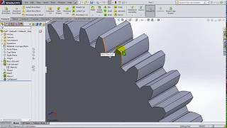 Equation Driven SMART Spur Gear in Solidworks Metric Unit [upl. by Trbor]