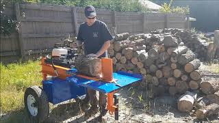 FASTEST Hydraulic Log Splitter Eastonmade ULTRA [upl. by Kathleen]