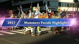 2017 New Years Mummers Parade Highlights [upl. by Mchenry]