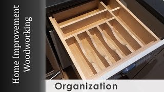 Drawer Organizer Build for Kitchen Makeover [upl. by Cormac868]