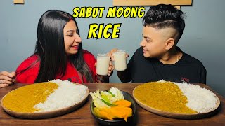 ASMR Eating Moong And Rice  ​⁠YashalsMukbang [upl. by Cacka23]