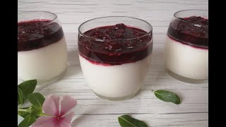 Cherry Panna Cotta panakota sa višnjama [upl. by Blanchard]