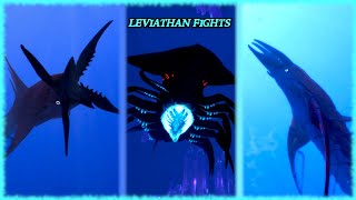 Subnautica Below Zero  Fighting All Leviathans All Bosses [upl. by Griffith]