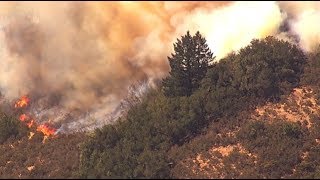 California wildfire prompts mandatory evacuations – WATCH LIVE [upl. by Dehnel293]