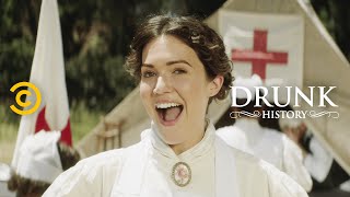 Clara Barton Angel of the Battlefield feat Mandy Moore and Alexander Skarsgård  Drunk History [upl. by Evangelist]