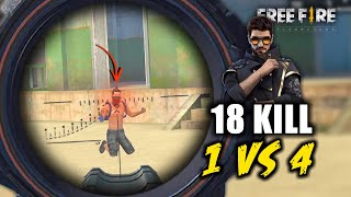 Back with Cupid Scar Solo vs Squad Ajjubhai OverPower Gameplay  Garena Free Fire [upl. by Sinnod85]