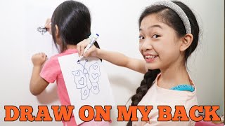 DRAW ON MY BACK CHALLENGE [upl. by Hike]