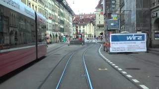 Strassenbahn Bern linia 9  führerstandsmitfahrt [upl. by Euqnimod]