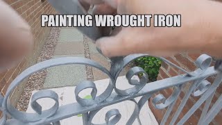 Painting Wrought Iron [upl. by Jarib494]