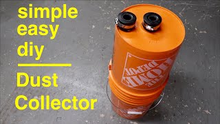 How to Make ● Simple Cyclone Dust Collector [upl. by Inaliak]