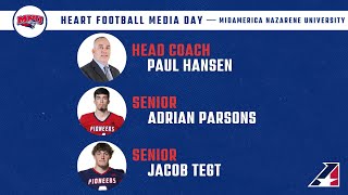 2024 Heart Football Media Day — MidAmerica Nazarene University [upl. by Jansson]