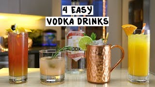 Four Easy Vodka Drinks [upl. by Sahcnip]