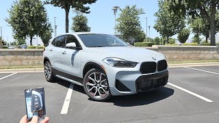 2022 BMW X2 sDrive28i Start Up Test Drive Walkaround and Review [upl. by Petrie]