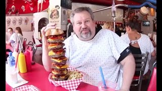 THE HEART ATTACK GRILL Las Vegas Giant Burgers amp Spankings Review [upl. by Cruickshank]