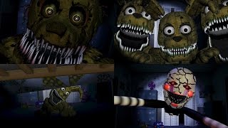 FNaF Custom Jumpscares COMPILATION  FNAF 4  WayTwo [upl. by Ummersen]