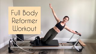 Pilates Reformer Workout  Full Body  45 min  Intermediate Level [upl. by Akanke]