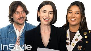 Emily in Paris Cast Answers Fan Mail  InStyle [upl. by Midas266]