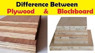 Difference between Plywood and Blockboard [upl. by Hannaj]