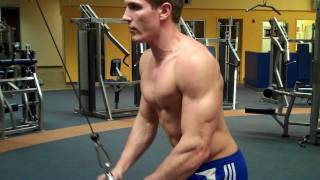 How To Tricep Pushdown Life Fitness Cable [upl. by Dahaf]