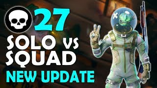 27 KILL  NEW UPDATE SOLO VS SQUAD  DAEQUAN NEW PERSONAL RECORD  Fortnite Battle Royale [upl. by Assilla]