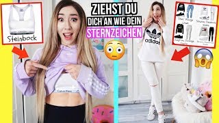 1 Tag ZIEHST DU dich so an wie DEIN STERNZEICHEN ZODIAC BESTIMMT dein OUTFIT [upl. by Latreece]