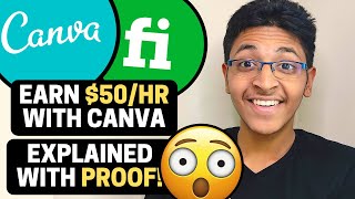 HOW TO EARN MONEY WITH CANVA ON FIVERR  Freelancing for Beginners [upl. by Corabel]