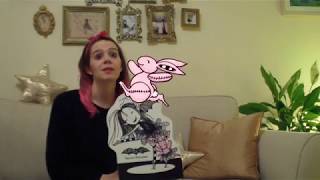 Harriet Muncaster answers Isadora Moon questions from Italian reading workshop Noi Superlettori [upl. by Ecadnarb]