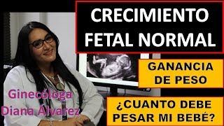 CRECIMIENTO FETAL NORMAL POR GINECOLOGA DIANA ALVAREZ [upl. by Carmelle472]