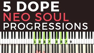 5 Dope Neo Soul Progressions [upl. by Towrey463]