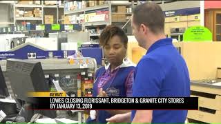 Lowes closing three area stores [upl. by Luthanen]