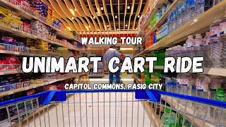 UNIMART SUPERMARKET  Capitol Commons Pasig City  Walking Tour Philippines [upl. by Grail]