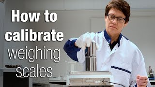 How to calibrate weighing scales [upl. by Arotal]