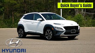 5 Things You Should Know About The 2022 Hyundai Kona  Quick Buyers Guide [upl. by Corena]