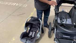 Baby Trend Jogging System stroller and car seat a quick guide on how to use it [upl. by Kelcey691]