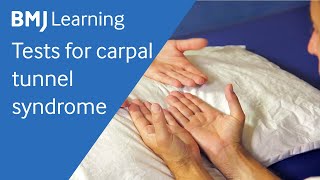 Tests for carpal tunnel syndrome  BMJ Learning [upl. by Homer]