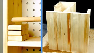 Top 10 Videos – Unbelievably Simple DIY Wood Projects [upl. by Deedee]