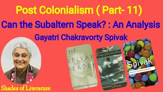 Can the Subaltern Speak  An Analysis [upl. by Aitnwahs]