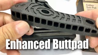 Magpul Enhanced 70 Rubber Buttpad Review amp Installation [upl. by Nidak]