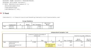 SPSS tutoriel  Test t de Student des moyennes [upl. by Blau616]