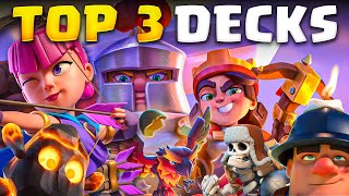 TOP 3 BEST DECKS AFTER THE UPDATE 🏆 [upl. by Burrill]